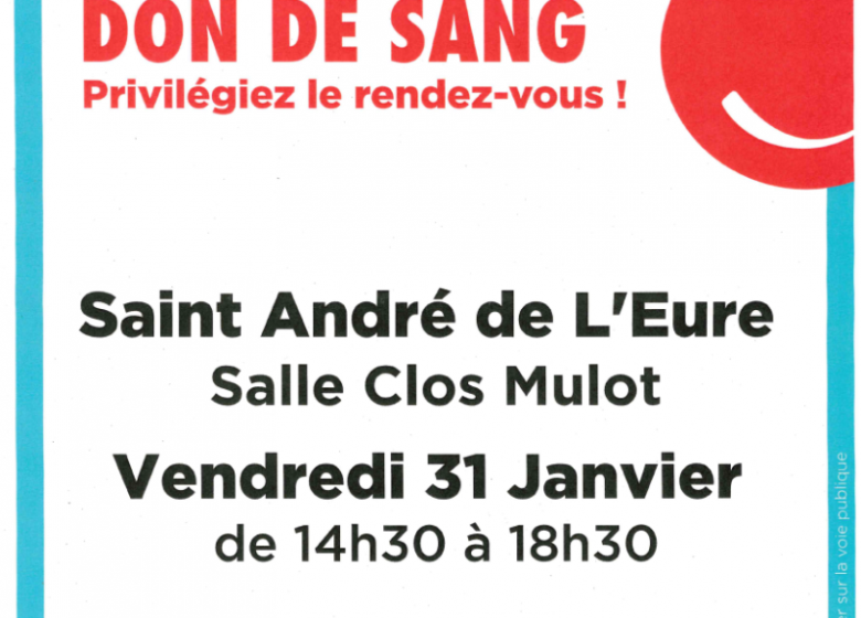 Don du sang à Saint Andre De L