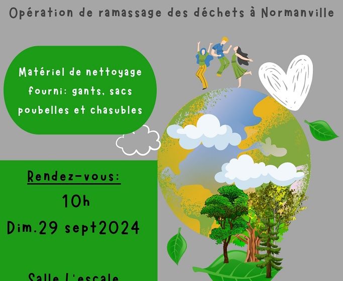 Nettoyons la nature à Normanville Le 29 sept 2024