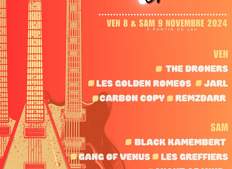 Festival Rock en 7 à Evreux Du 8 au 9 nov 2024