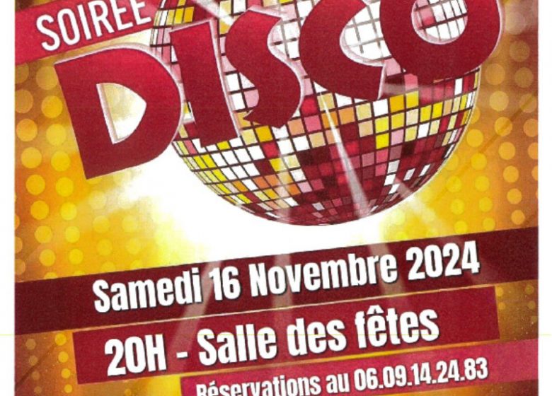 Soiréé Disco à Saint Sébastien De... Du 16 au 17 nov 2024